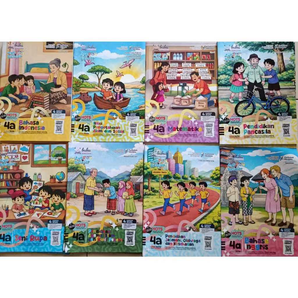BUKU LKS KELAS 4 KURIKULUM MERDEKA ORIGINAL | LKS SEKAR GRIYA PUSTAKA PERKASA SEMESTER 1