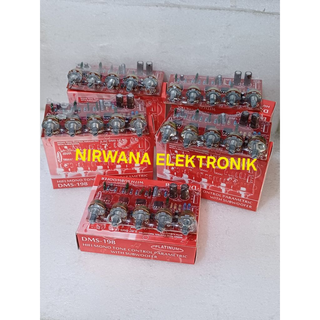 KIT TONE CONTROL MONO ( 5 pcs ) PARAMETRIK SUBWOOFER DMS 198 GROSIR