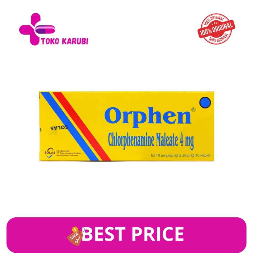 ORPHEN 4MG BOX 200 KAPLET