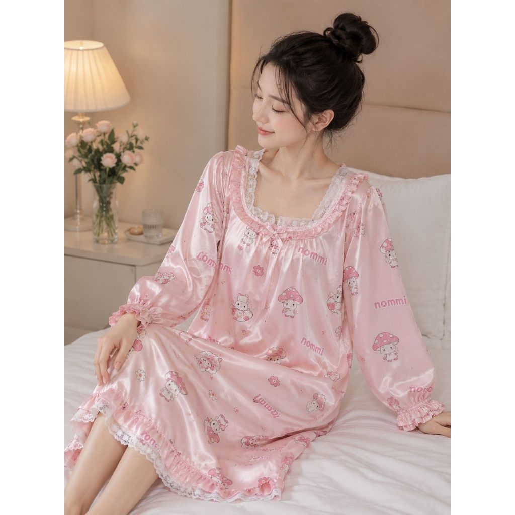 Baju tidur Nommi Jamur Mushroom twinkle