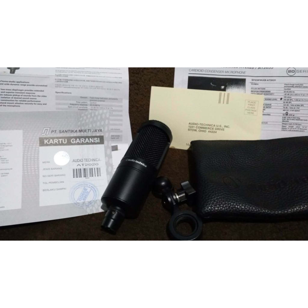 Mic condensor audio technica 2020