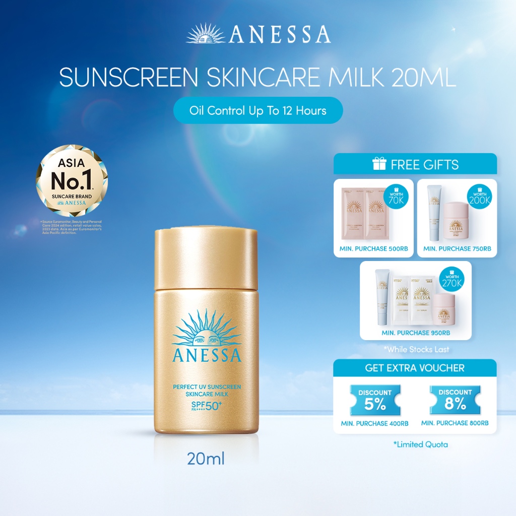 Anessa - Perfect UV Sunscreen Skin Care Milk SPF 50+ PA++++ 20ml