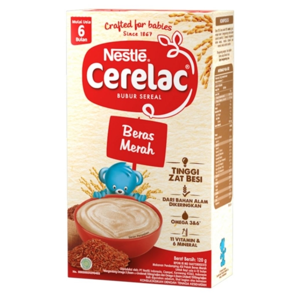 Nestle Cerelac Bubur Bayi Beras Merah 120gr