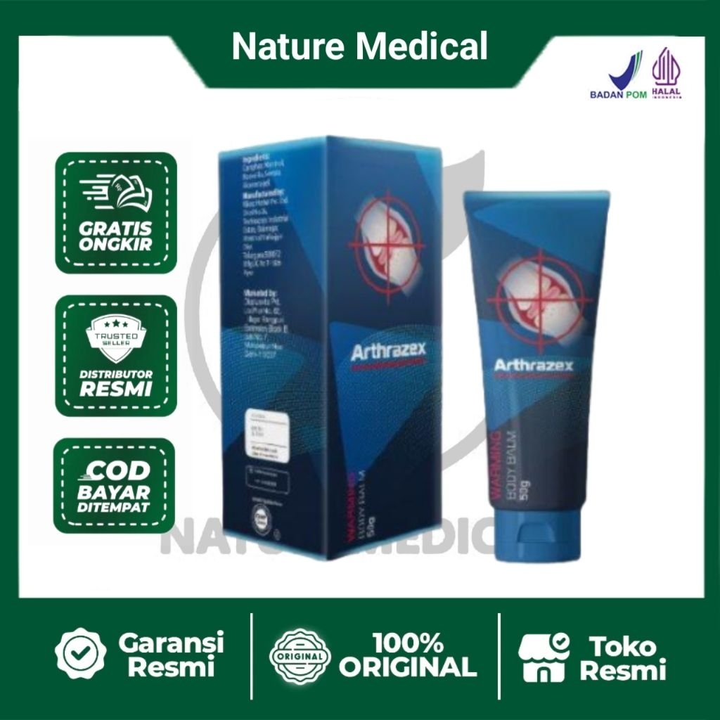 Arthrazex Asli Original Salep Krim Oles Pijat Atasi Nyeri Sendi Artrivit