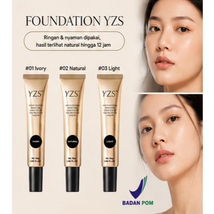BPOM YZS Matte Foundation Concealer Oil Control BB Cream YZS Foundation Glowing BB Cream Glowing Con