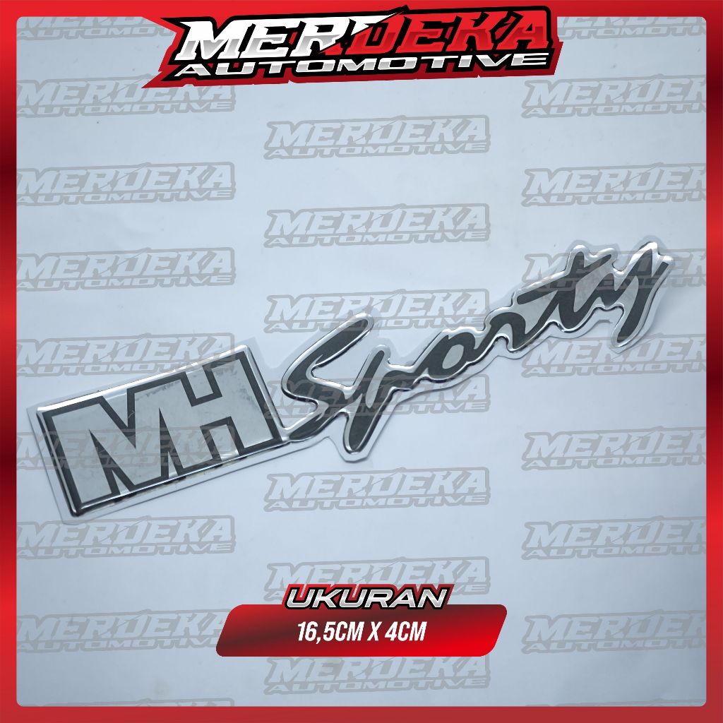 emblem timbul MH Sporty suzuki esteem / emblem logo suzuki esteem mh sporty / emblem bagasi mh sport