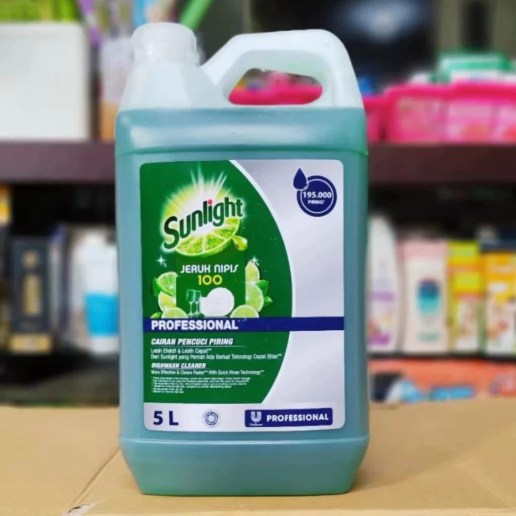 Sunlight 5 Liter Non Sticker / Sabun Cuci Piring Sunlight 5 Liter Non Sticker