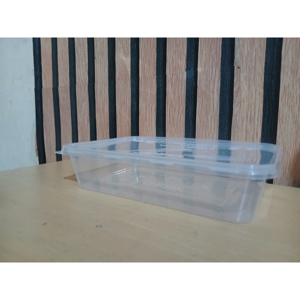 THINWALL BOX 500 ML PERSEGI PANJANG POLOS BENING