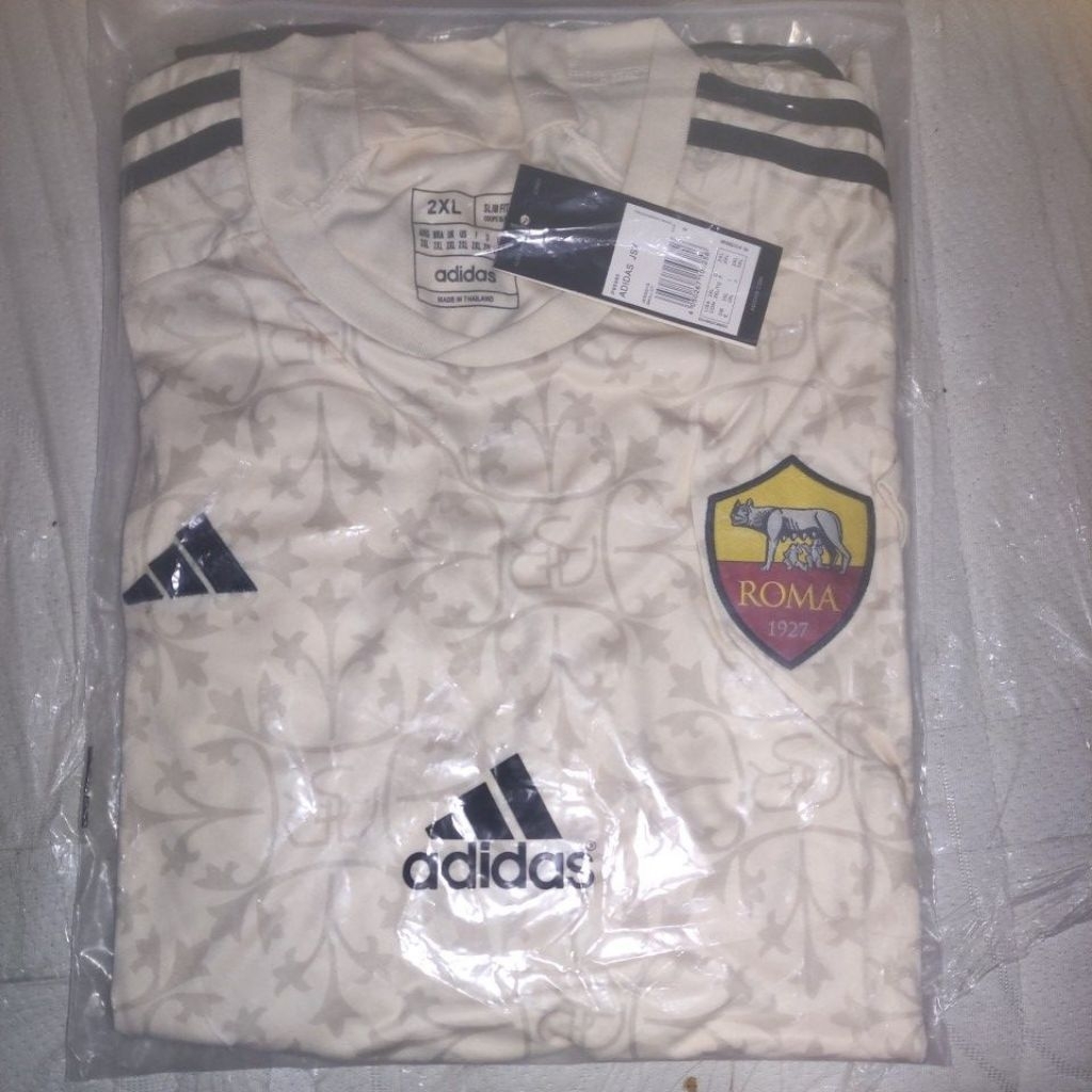 AS ROMA AWAY 23/24 GO THAILAND BNWT SIZE XXL KOLEKSI PRIBADI