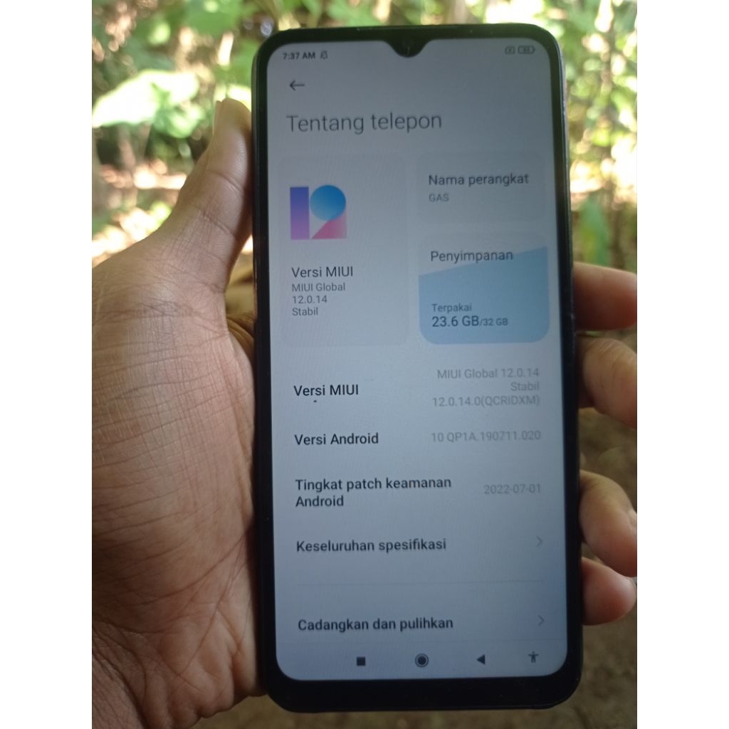 mesin redmi 9c normal