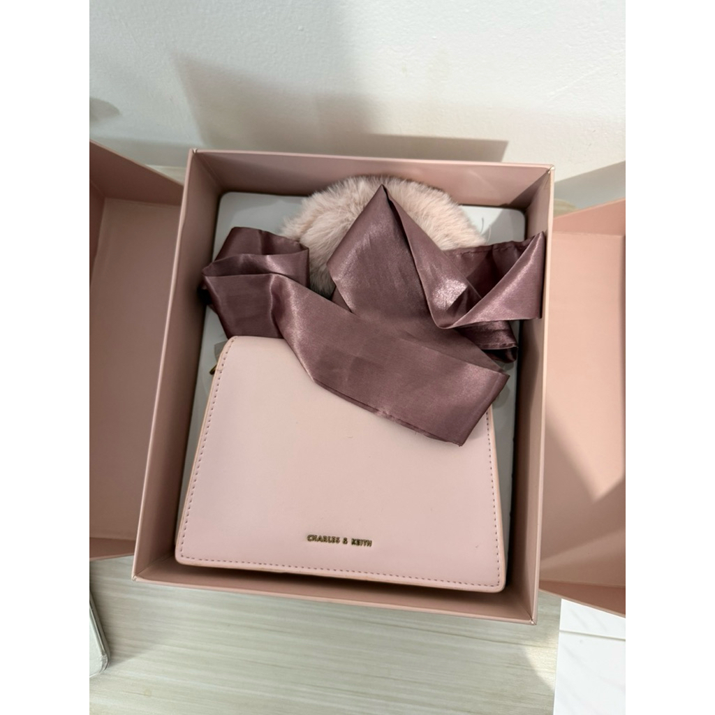 Charles & Keith Mini Bag Pink