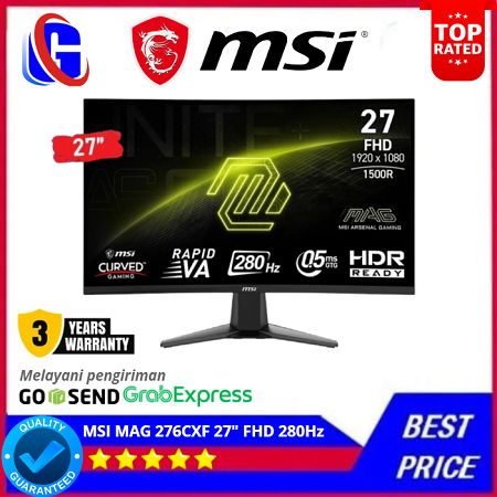 MSI MAG 276CXF 27" FHD 280Hz Curved Gaming