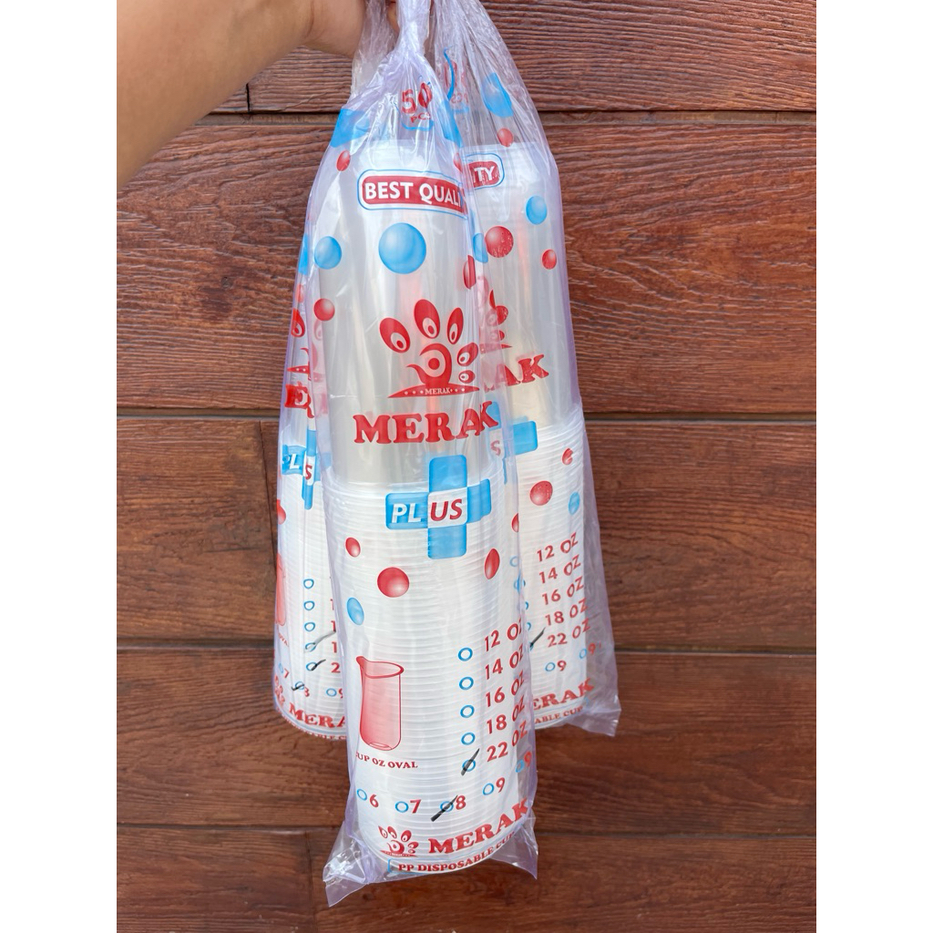CUP MERAK 22 oz / CUP ES TEH JUMBO