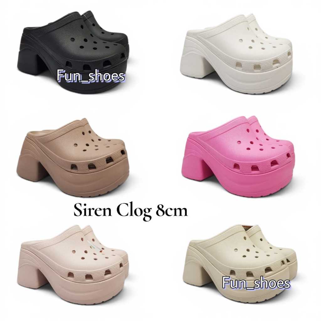 Sandal Wedges Crocs / Crocs Siren Clog Wedges/Heels SANDAL CROCS WANITA