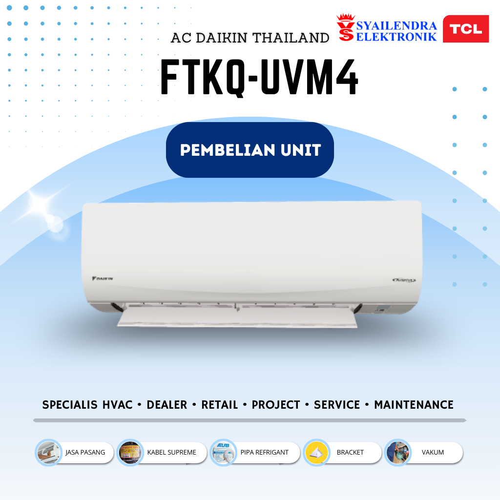 AC DAIKIN THAILAND FTKQ15UVM | FTKQ20UVM | FTKQ25UVM | FTKQ35UVM | FTKQ50UVM