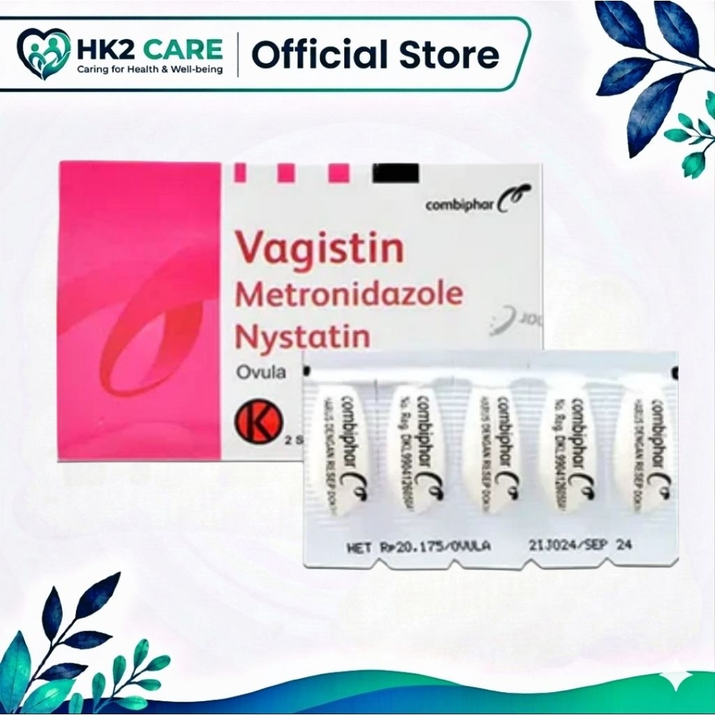 anti jamur original VAGISTIN 1 STRIP ISI 5 SUPP