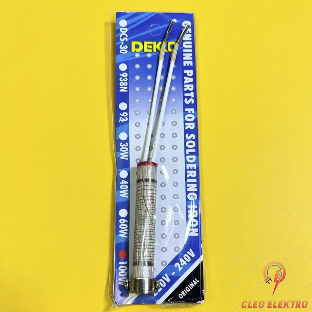 ELEMEN SOLDER 100 WATT DEKKO ORIGINAL ASLI