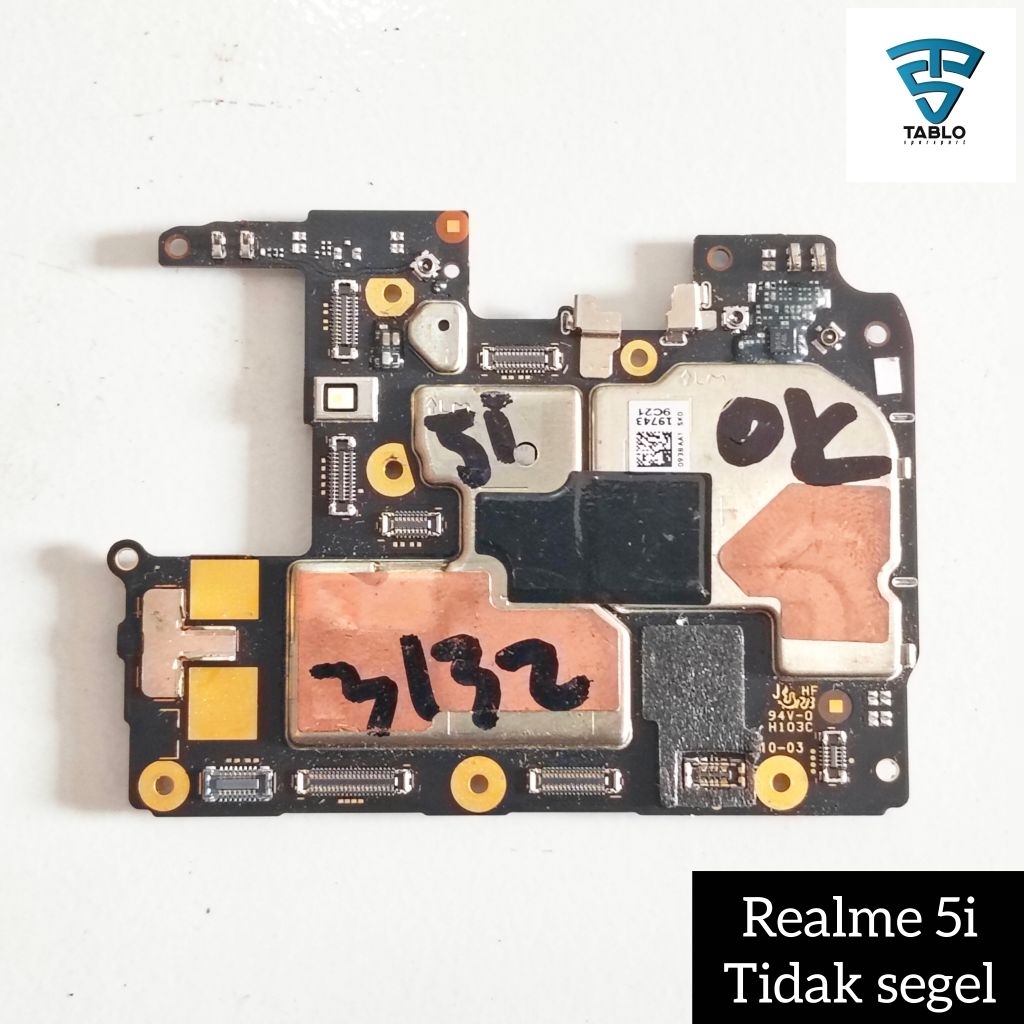 Mesin Realme 5i 3/32 hidup garansi normal kaleng tidak utuh