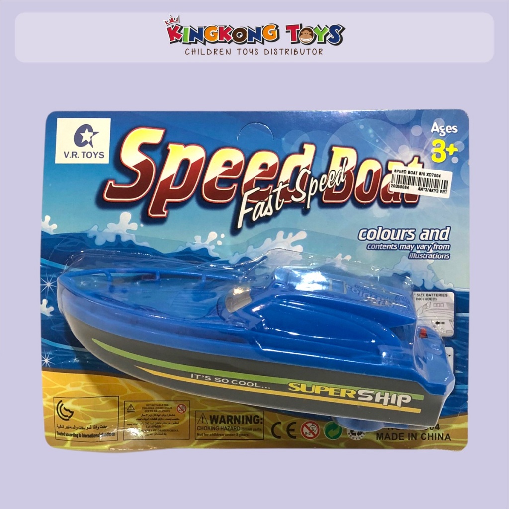 MAINAN KAPAL SPEED BOAT MENGGUNAKAN BATERAI / SPEED BOAT B/O