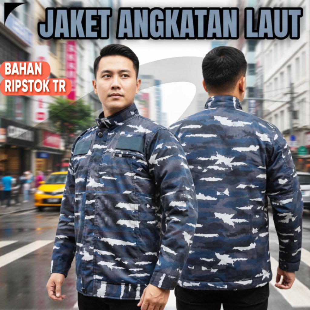 JAKET ANGKATAN LAUT - JAKET ABG ANGKTAN LAUT - JAKET LORENG ABG AL