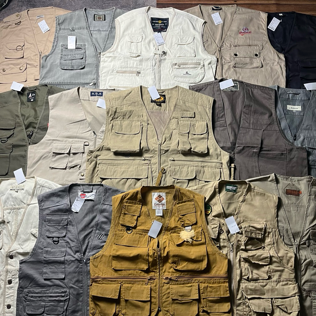 BRAND.1 VEST ROMPI / UTILITY VEST / FISHING VEST / TACTICAL VEST / VINTAGE VEST / CASUAL VEST/ OUTDO