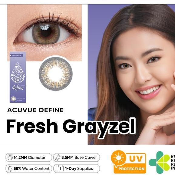 New Acuvue Define Fresh Grayzel Softlens Warna