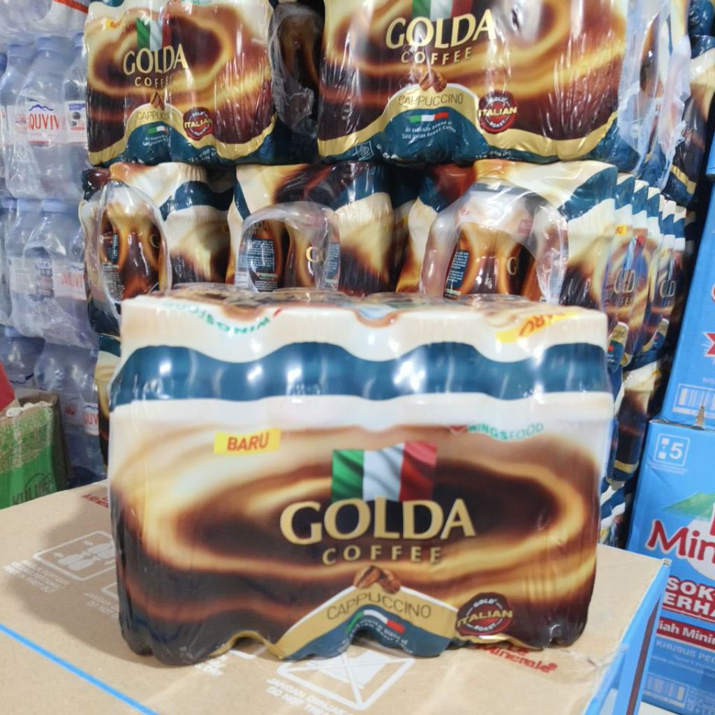 Golda Coffee Cappucino isi 12 botol