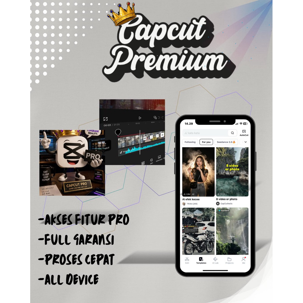 TEMPLATE CapCut Pro/Premium