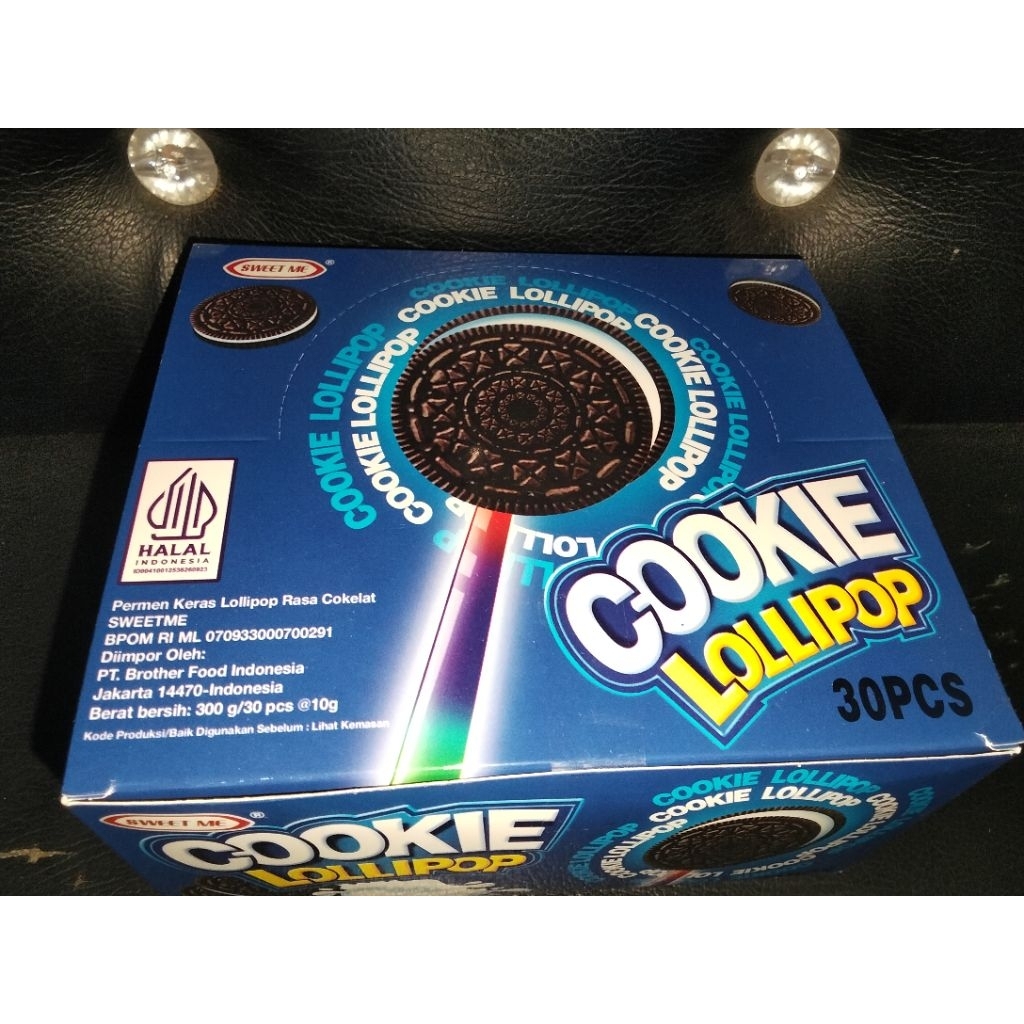 permen cookie lolipop Oreo 1box isi 30pcs