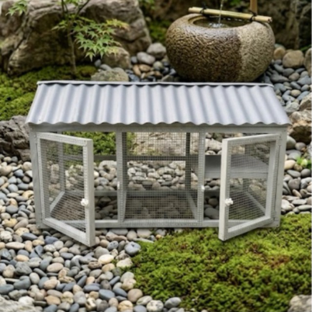 kandang aviary minimalis desain modern