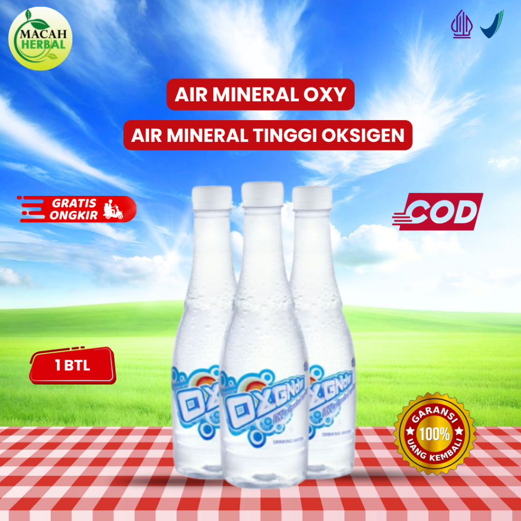 [COD] AIR OXY | OXY DRINKING WATER ORIGINAL | AIR MINUM OKSIGEN OXIGEN TINGGI / AIR MINUM OXI 470ML