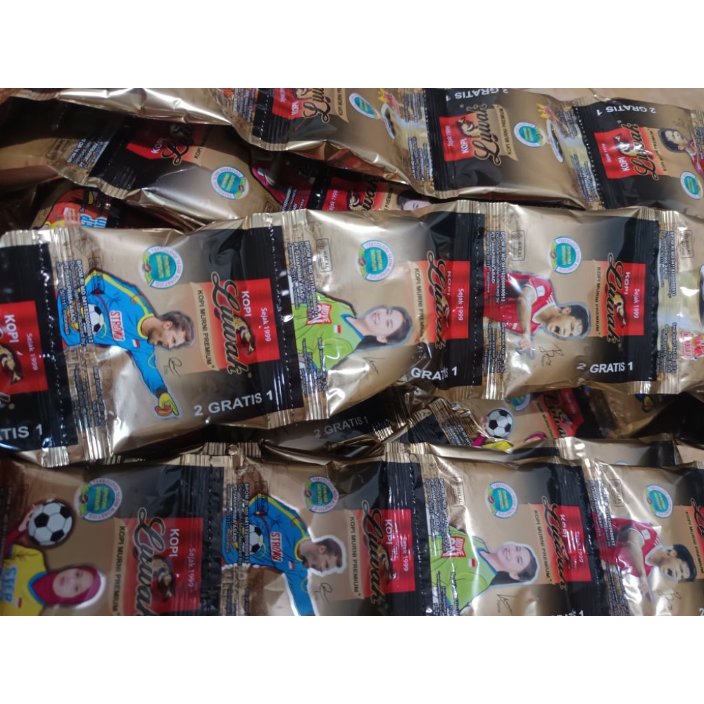 Kopi Luwak Mini Kopi Hitam Murni Tanpa Gula kopi hitam luwak mini renteng - 15 Sachet, Aroma Kuat, B
