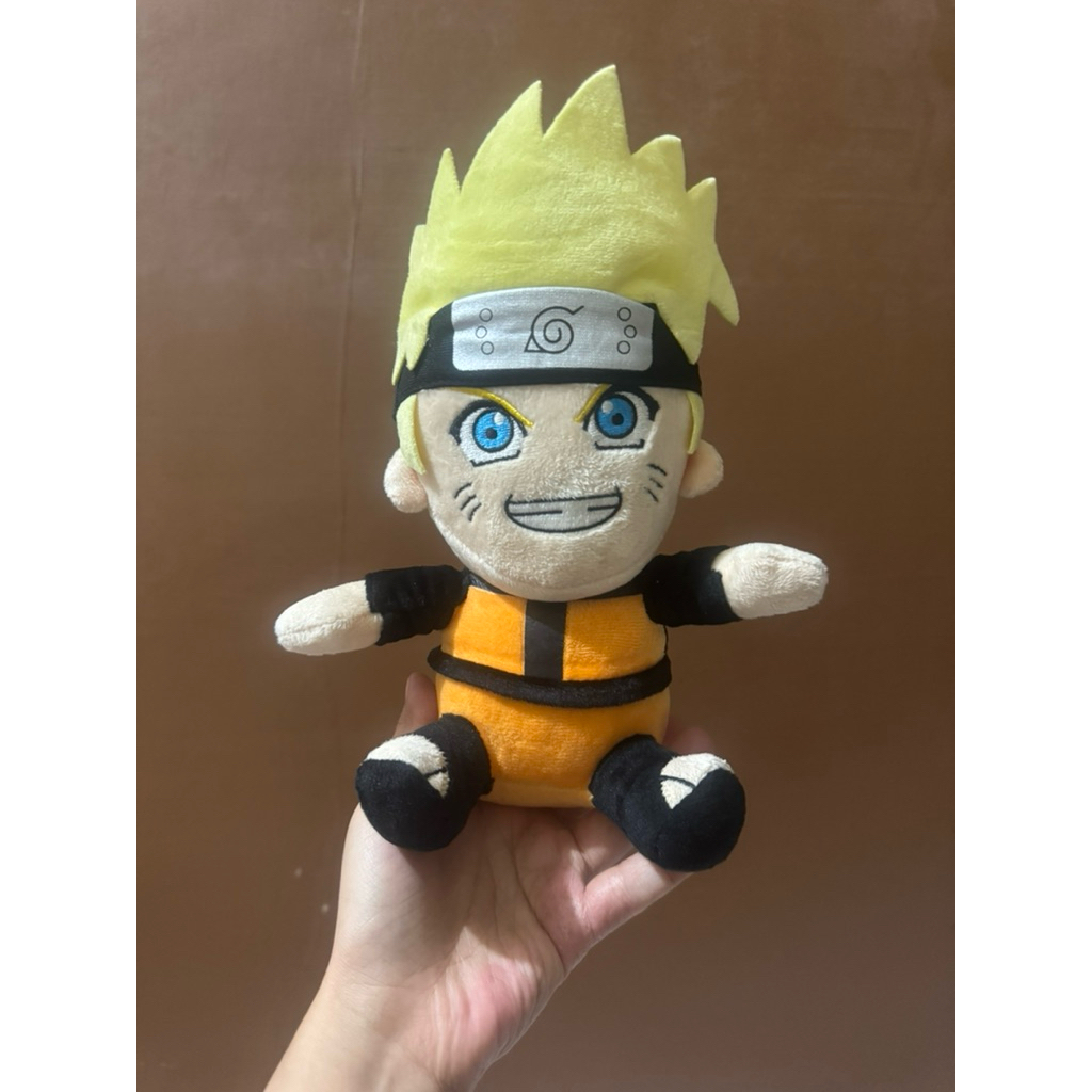 Boneka Karakter Naruto Uzumaki size 23cm / Boneka Naruto / Boneka karakter Uzumaki Naruto / Boneka M