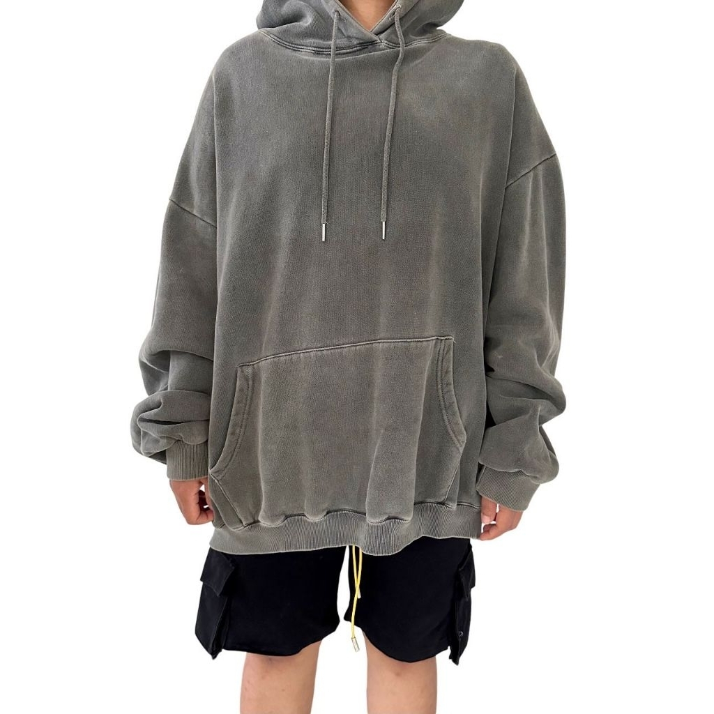 Heavyweight Hoodie Faded Greystone