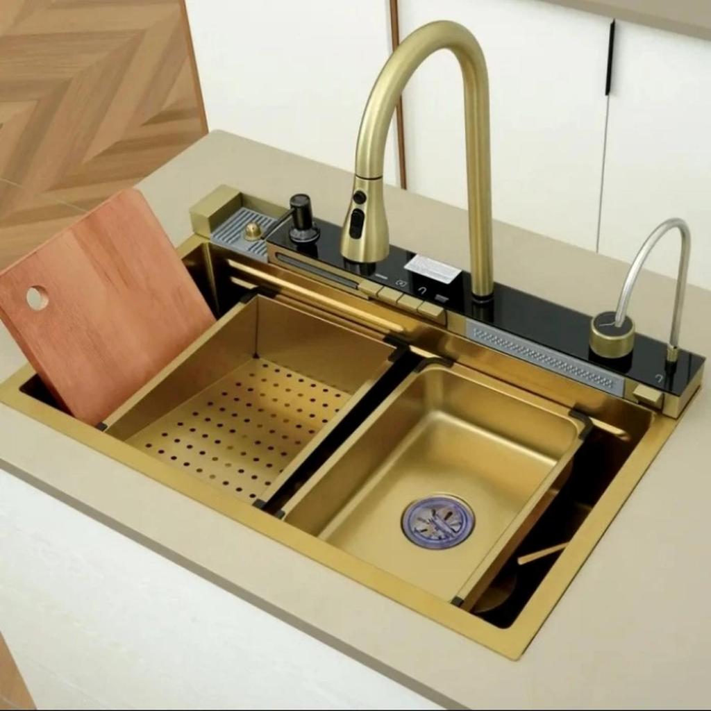 KITCHEN SINK 7545 GOLD PIANO STAINLESS/KITCHEN SINK LUXURY GOLD MODERN