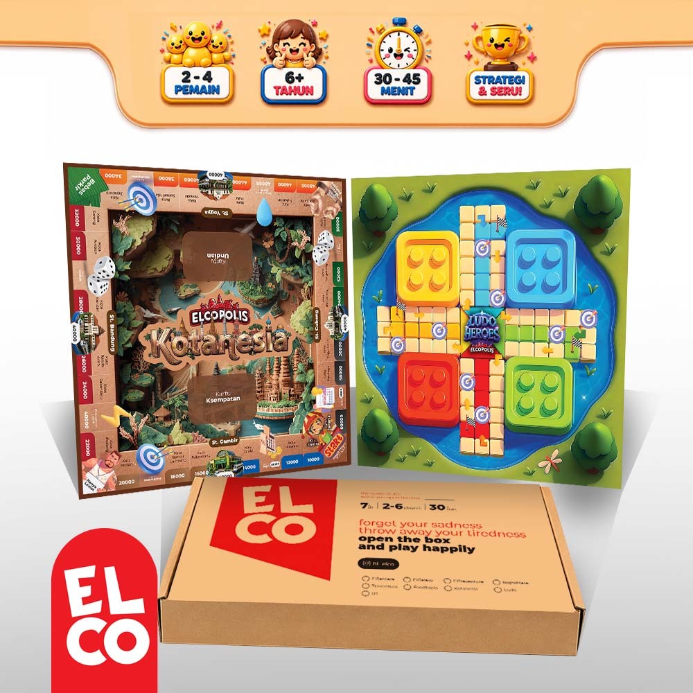 Elco - Elcopolis 2in1 Set Elcopolis & Ludo Heroes