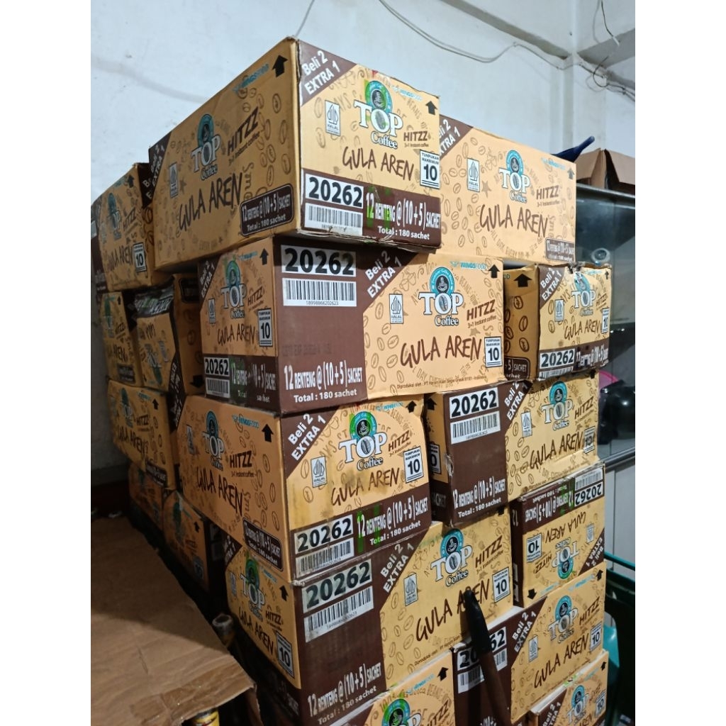 Top Coffee Gula Aren, Top Kopi Gula aren, Kopi Instant, Kopi Bubuk, Kopi Saset, Kopi Gula aren