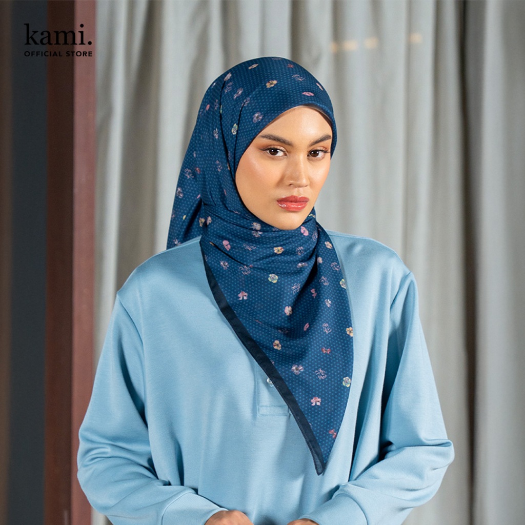 KROMA SISSU - KROMA SISSU SIGNATURE SCARF - BLUE JAY