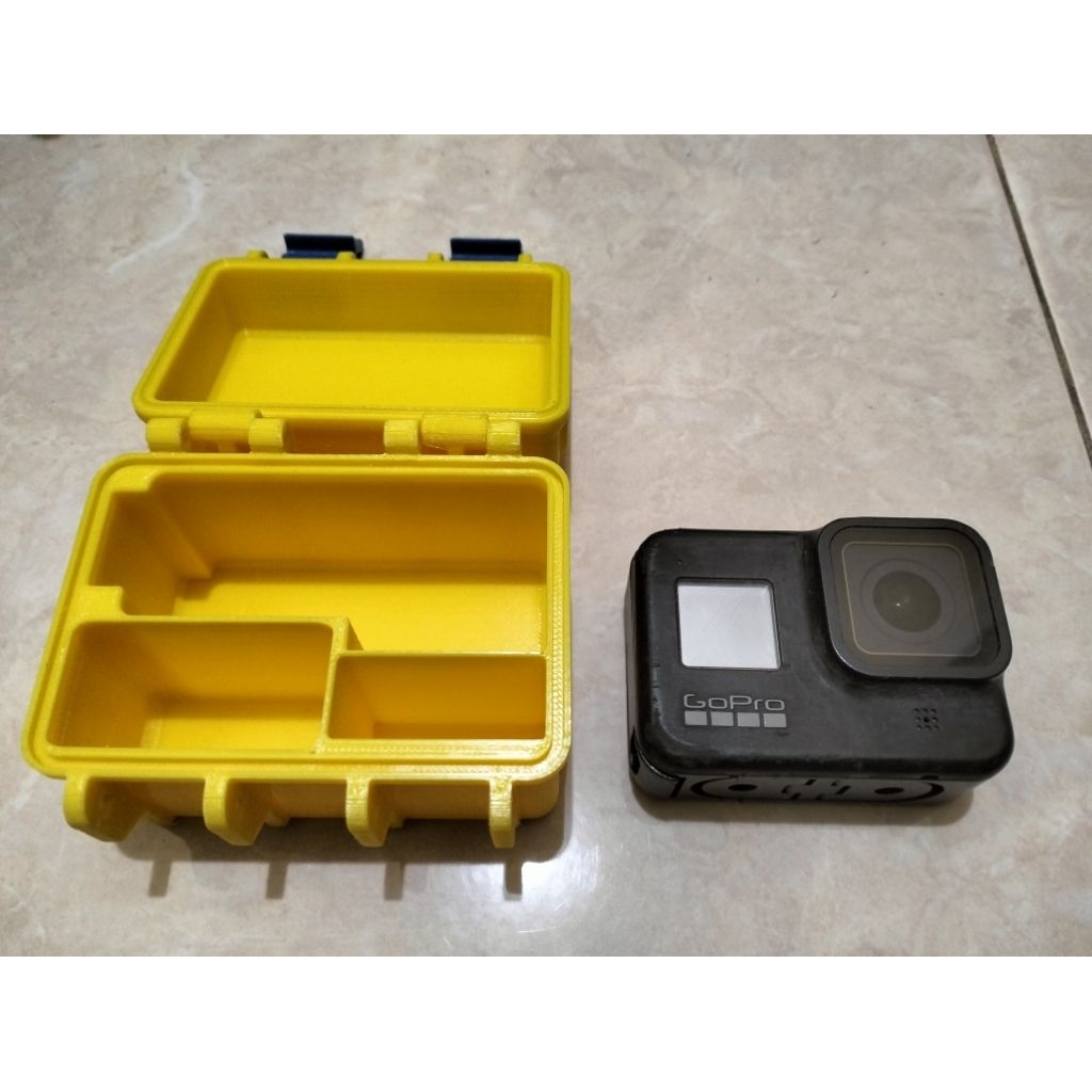 GoPro Hero 8 Black Second / Bekas Original + Bonus Wadah Custom 3D Print
