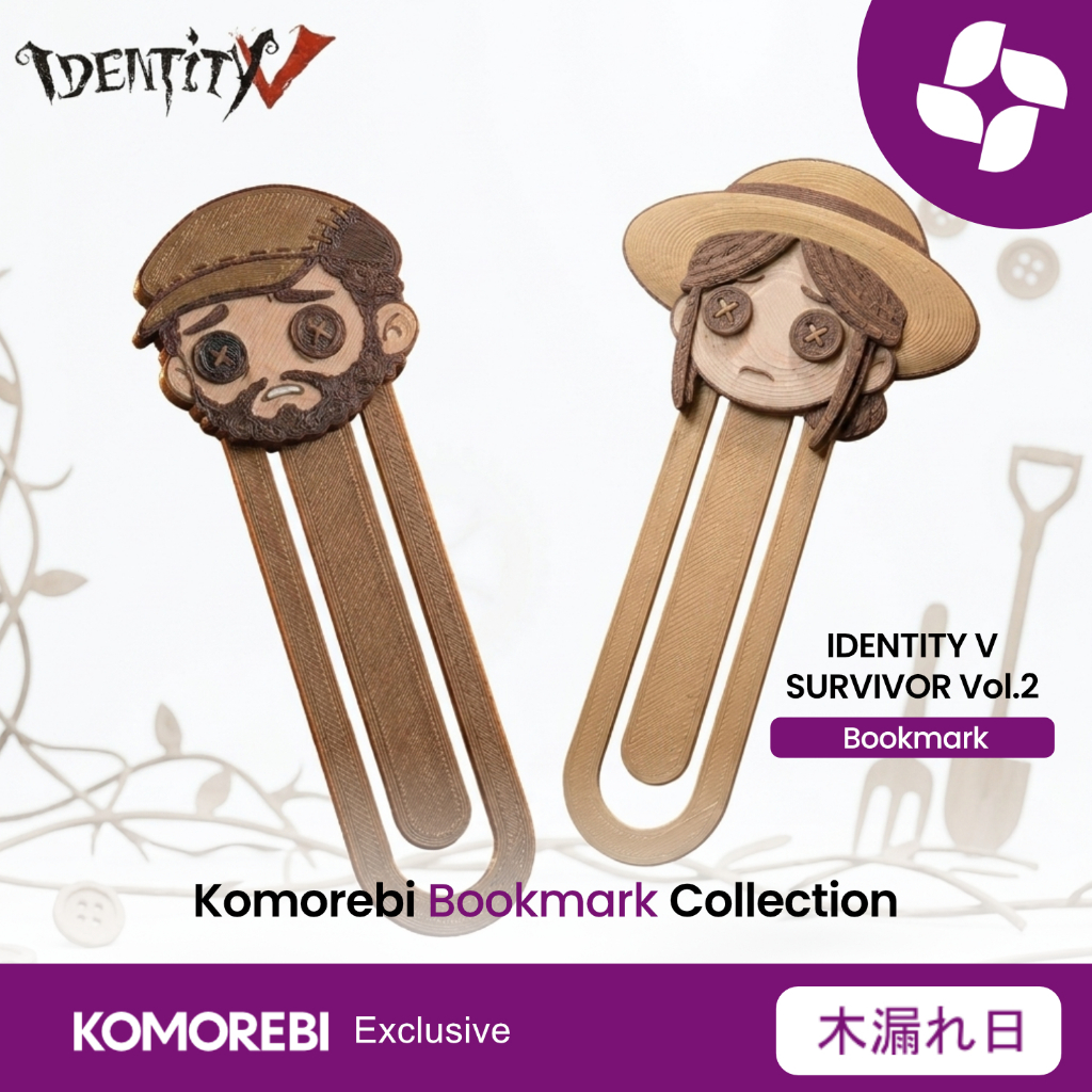 Pembatas Buku Bookmark Identity V Survivor Vol 2 Lucu Emma Woods Gardener Kreacher Pierson Thief Exc
