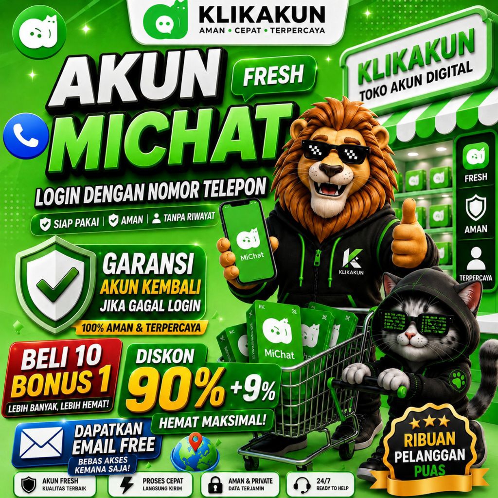 AKUN FRESH MiChat LOGIN TELP Siap Pakai • Aman • Fresh • Proses Cepat (BISA UNTUK APPLE / IPHONE)