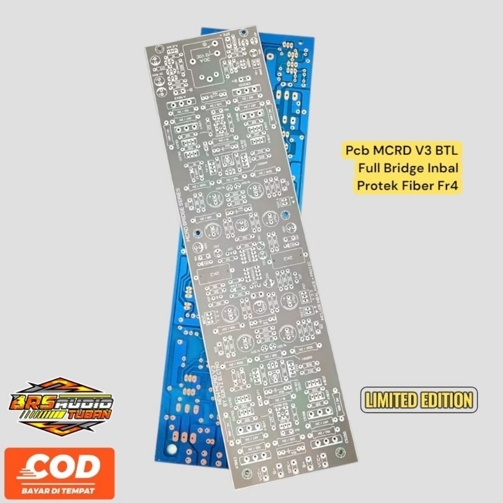Pcb MCRD V3 BTL Full Bridge Inbal Protek Fiber Fr4