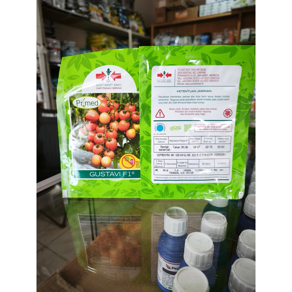 GUSTAVI F1 BIBIT TOMAT CAP PANAH MERAH