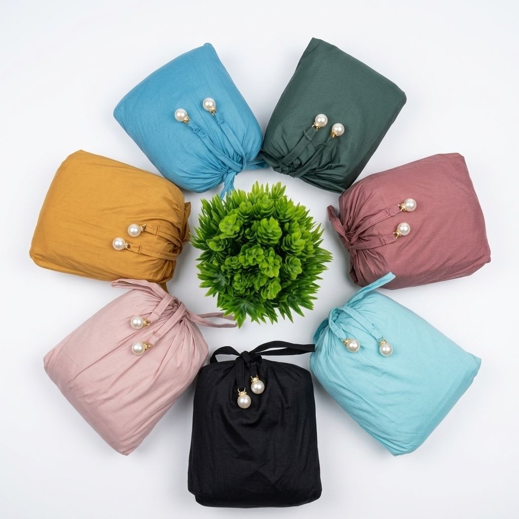 Grosir Mukena Traveling mini pouch 2in1 Parasut Isi 1 Kodi ( 20pcs)