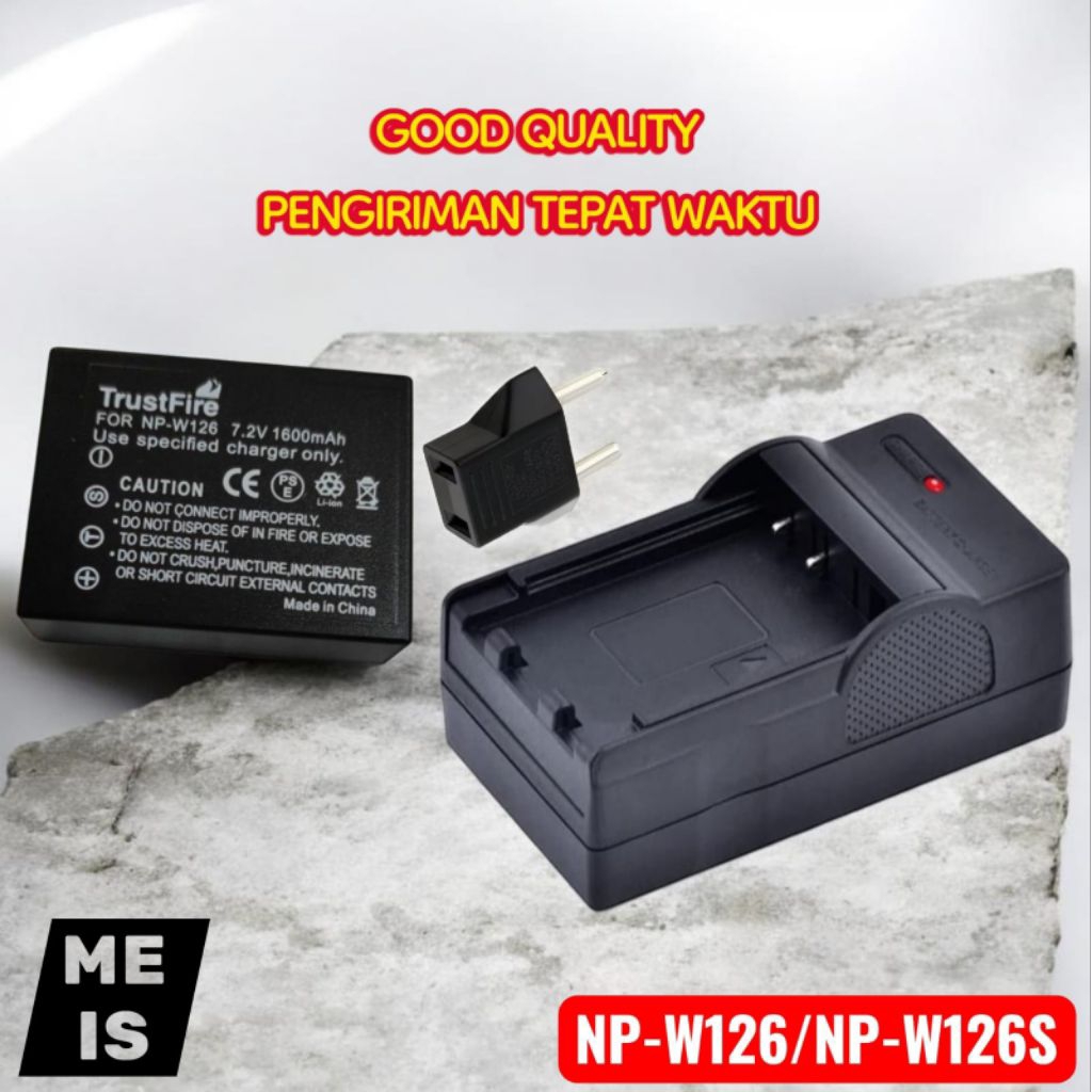 Baterai & Charger Fujifilm XE1 XE2 XE2S XE3 XE4 XE5 XH1 - X-E1 X-E2 X-E2s X-E3 X-E4 X-E5 X-H1 - Batr