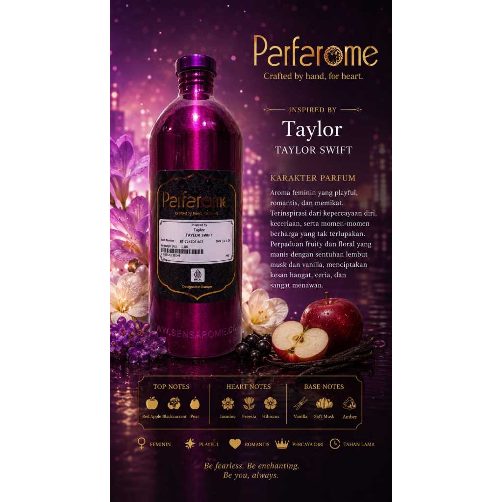 BIBIT PARFUM AROMA TAYLOR SWIFT 1KG, KEMASAN SEGEL