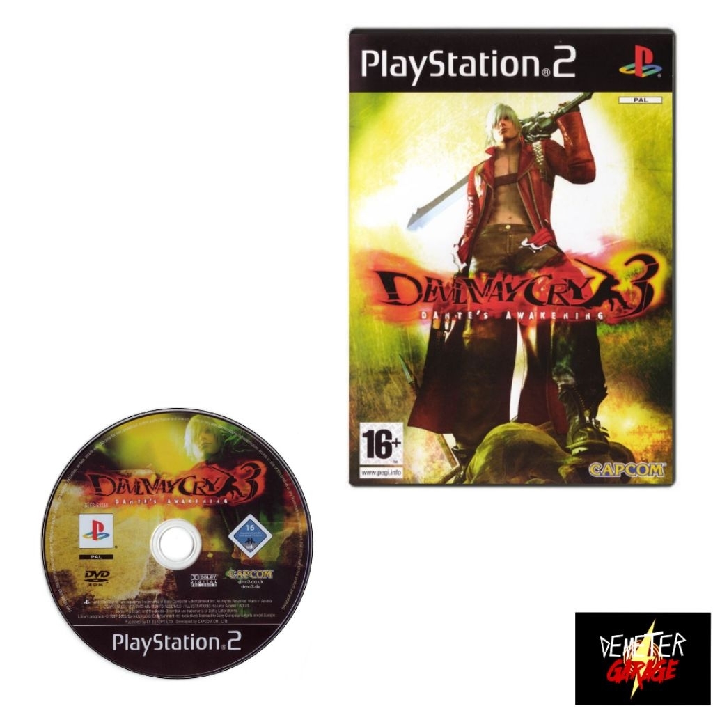DVD GAME PS2 PLAYSTATION 2 DEVIL MAY CRY 3 / KASET PS2