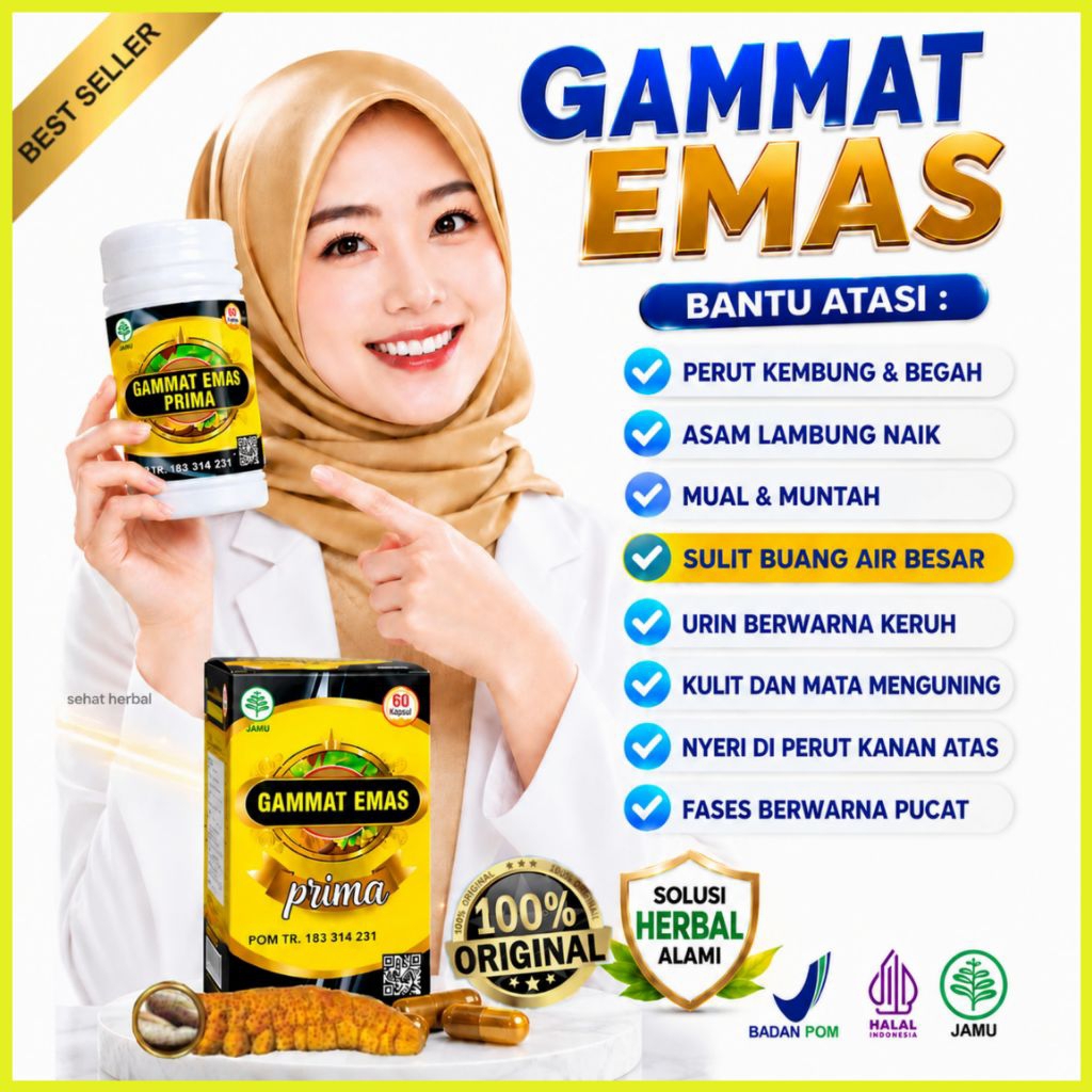 GAMAT EMAS kapsul PRIMA | TRIPANG GOLD PRIMA ORIGINAL 60 kapsul BPOM