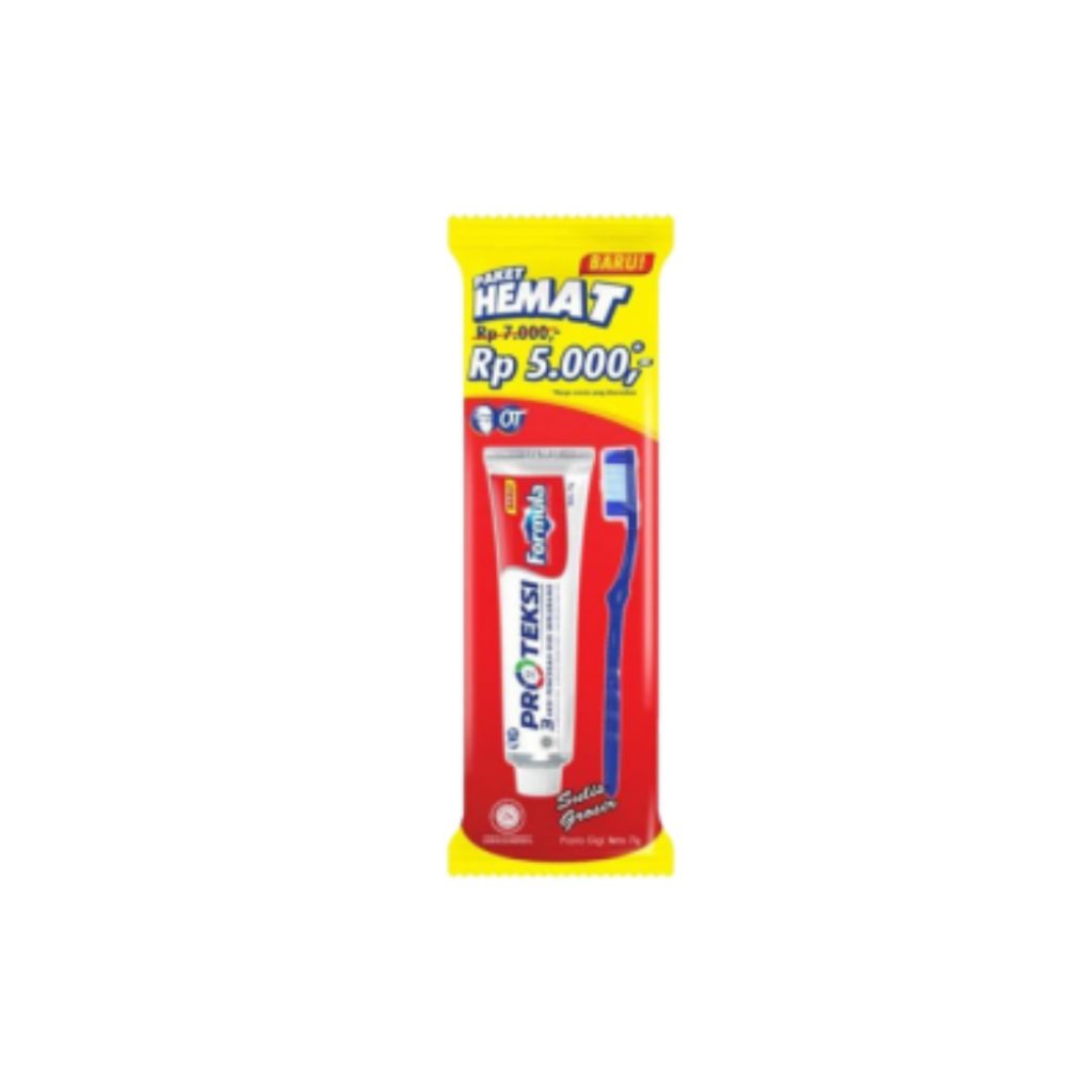 FORMULA PROTEKSI PASTA GIGI 75gr + SIKAT GIGI