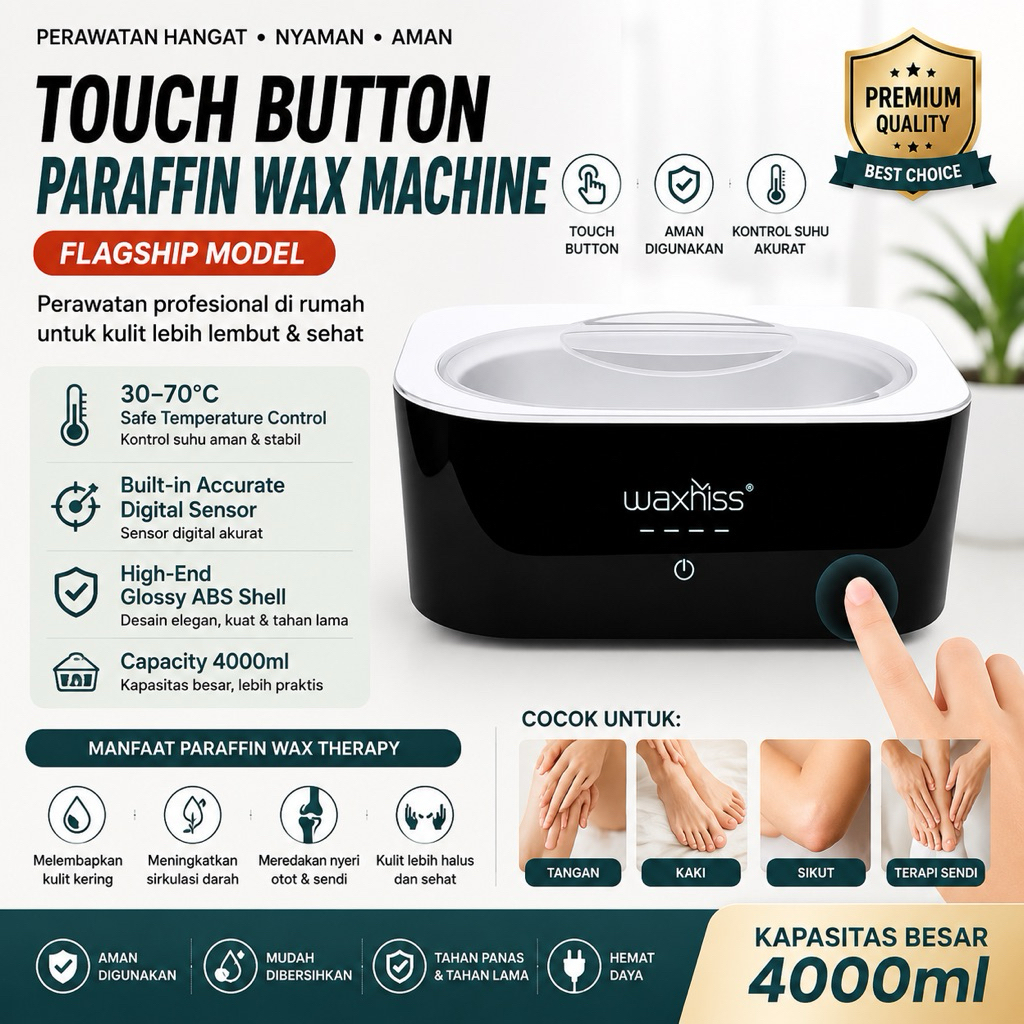 Parafin bath wammer  Machine wax/Alat Pemanas lilin terapi electrik Digital dengan pengaturan suhu d